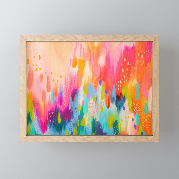 Brushstroke no.92 Mini Art Print Gallery Image 1