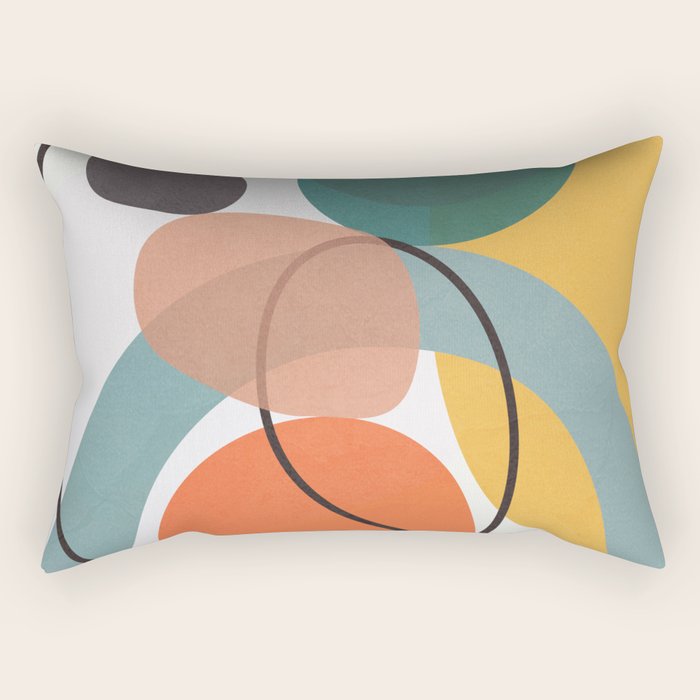 Abstract Modern Art 13 Rectangular Pillow Gallery Image 1