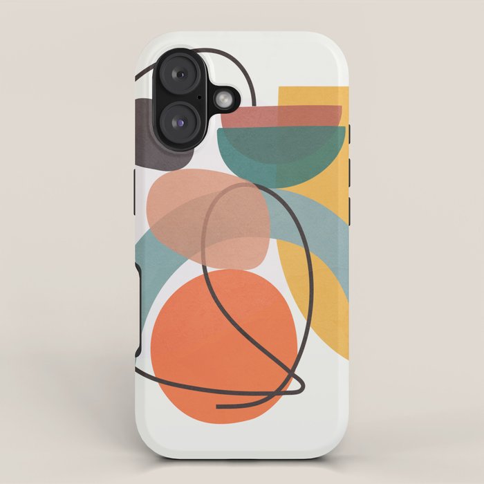 Abstract Modern Art 13 iPhone Case Gallery Image 1