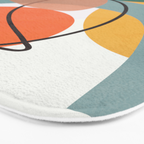 Abstract Modern Art 13 Bath Mat Gallery Image 3