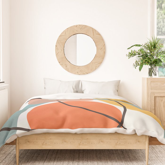 Abstract Modern Art 13 Duvet Cover Gallery Image 3