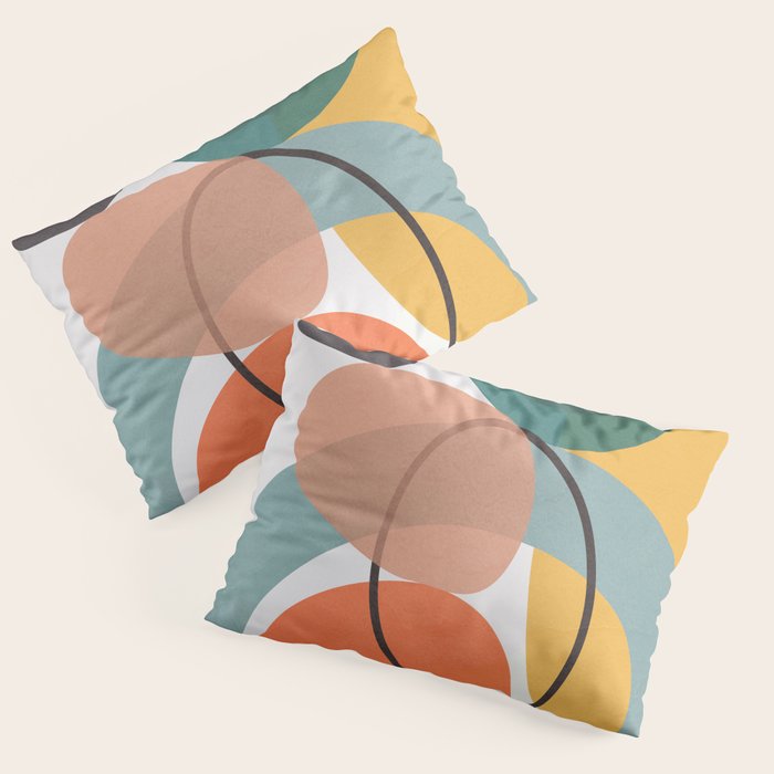 Abstract Modern Art 13 Pillow Sham Gallery Image 1