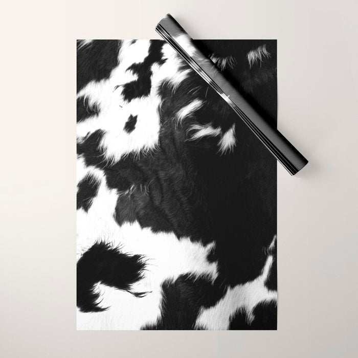 Rustic Cowhide Wrapping Paper Gallery Image 1