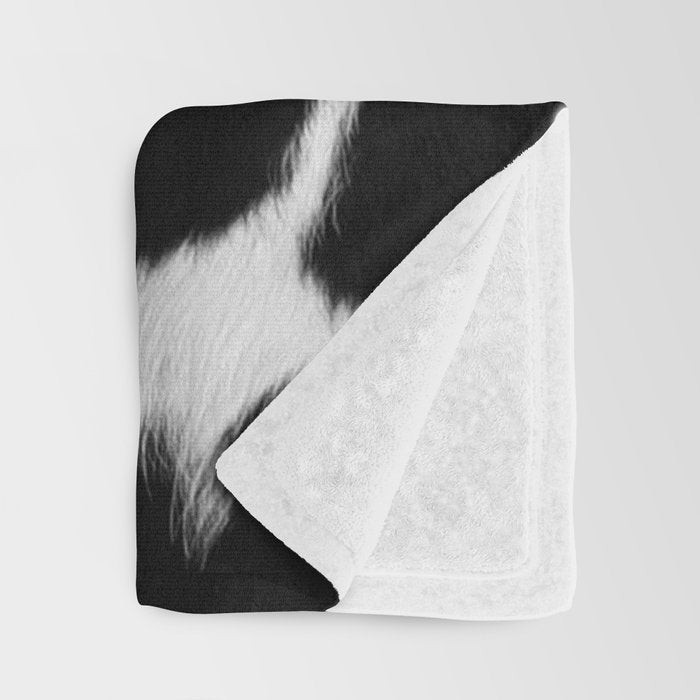 Rustic Cowhide Throw Blanket Gallery Image 3