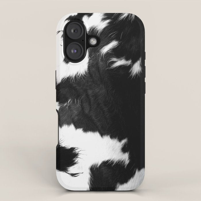 Rustic Cowhide iPhone Case Gallery Image 1