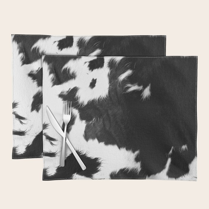 Rustic Cowhide Placemat Gallery Image 1