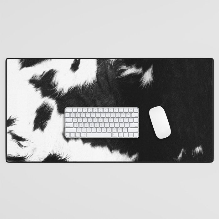 Rustic Cowhide Desk Mat Gallery Image 1