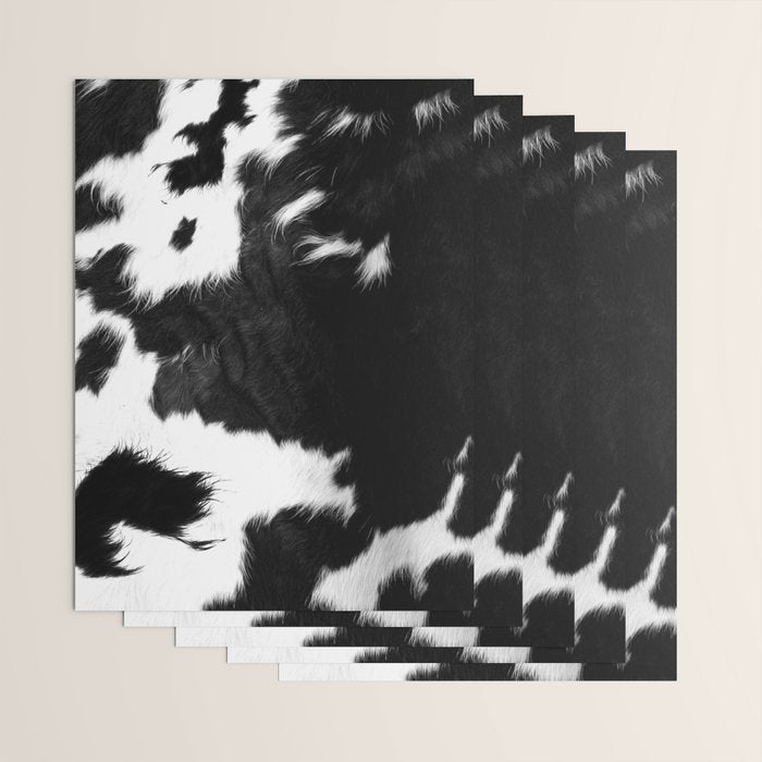 Rustic Cowhide Wrapping Paper Gallery Image 3