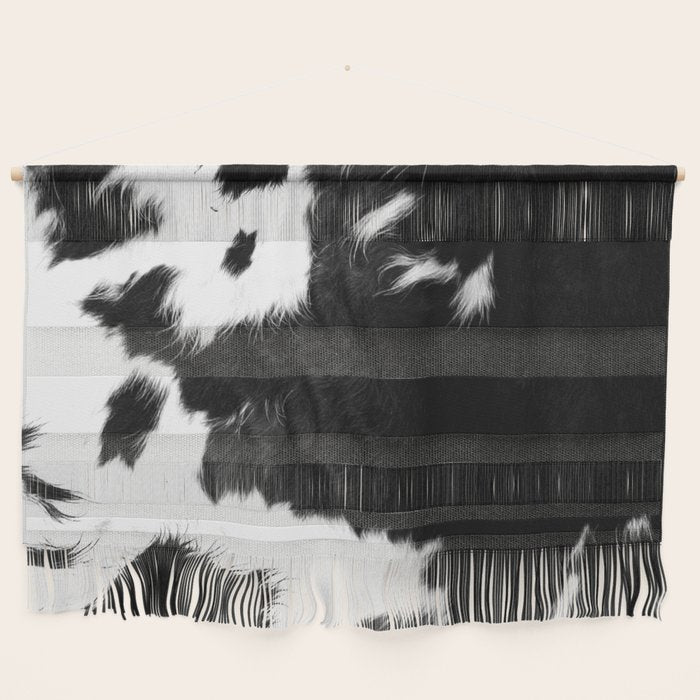 Rustic Cowhide Wall Hanging Gallery Image 1