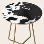 Rustic Cowhide Side Table Gallery Image 2