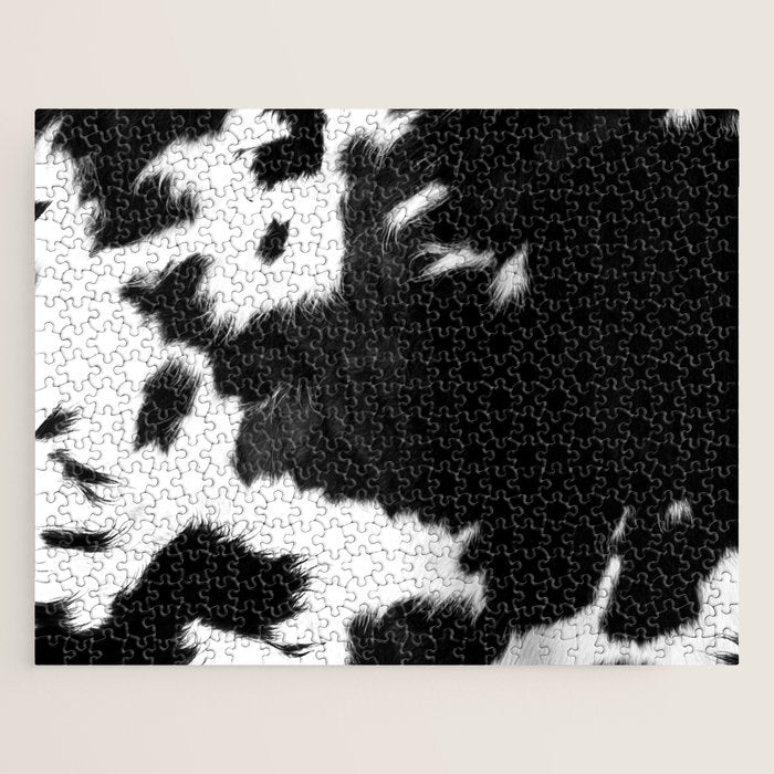Rustic Cowhide Jigsaw Puzzle Gallery Image 1