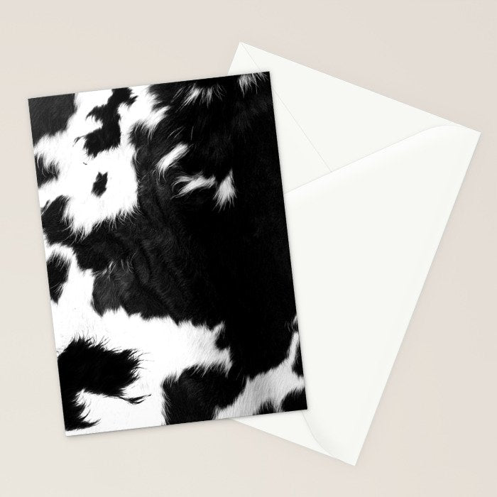 Rustic Cowhide Stationery Card Gallery Image 2