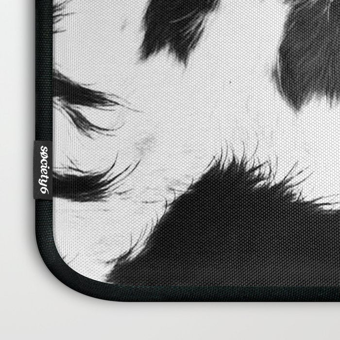 Rustic Cowhide Laptop Sleeve Gallery Image 3