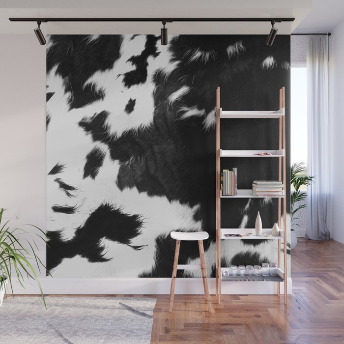 Rustic Cowhide Wall Mural Gallery Image 1