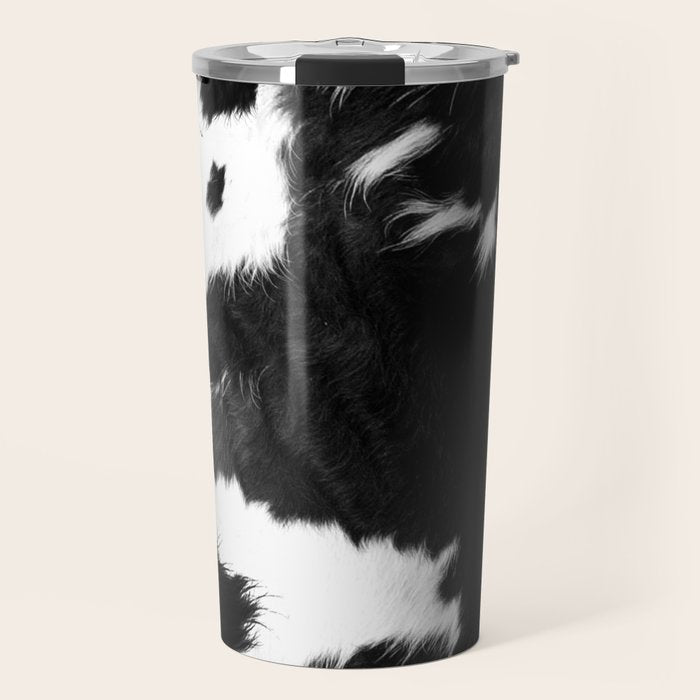 Rustic Cowhide Travel Mug Gallery Image 1