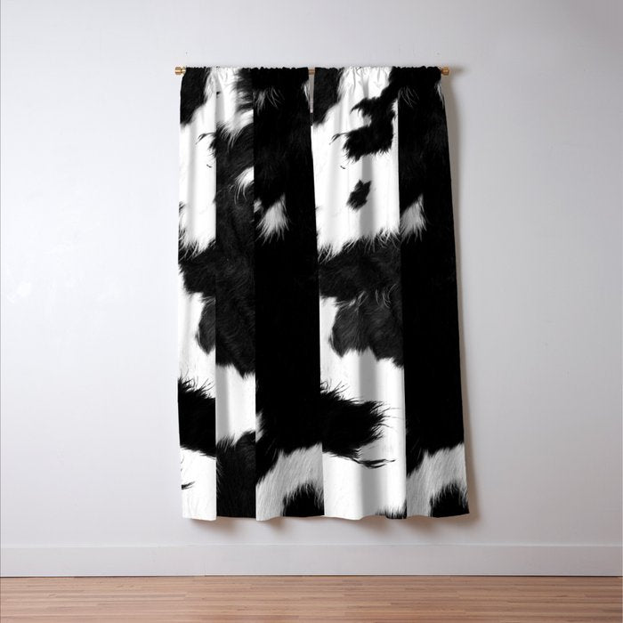 Rustic Cowhide Window Curtain Gallery Image 3