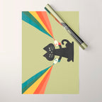 Ray gun cat Wrapping Paper Gallery Image 1