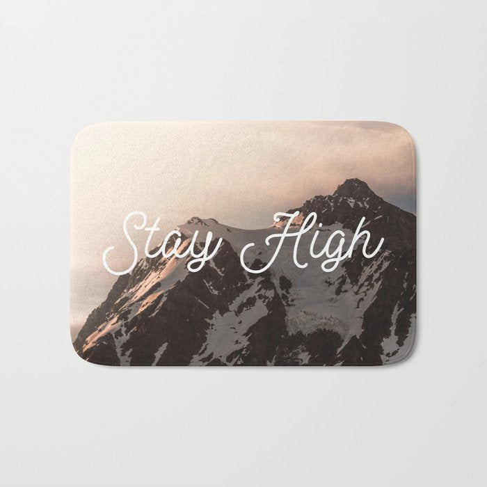Stay High - Mt Shuksan Bath Mat Gallery Image 1