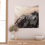 Stay High - Mt Shuksan Wall Tapestry Gallery Image 2