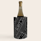 New York City Black Map Wine Chiller Gallery Image 1