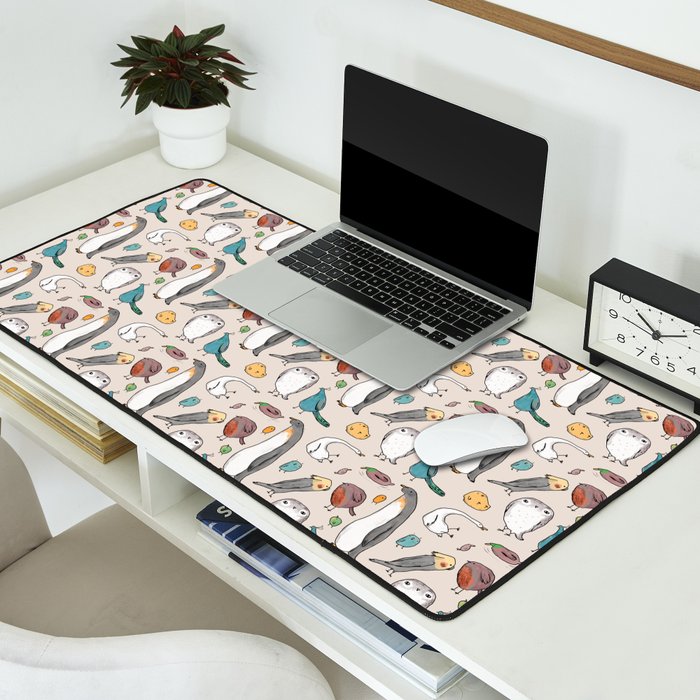 Lump Birds Desk Mat Gallery Image 2