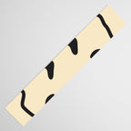 Wonky Smiley Face - Black and Cream Table Runner Gallery Image 3