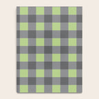 Small Blocks - Spring Green and Grays Notebook Gallery Image 4