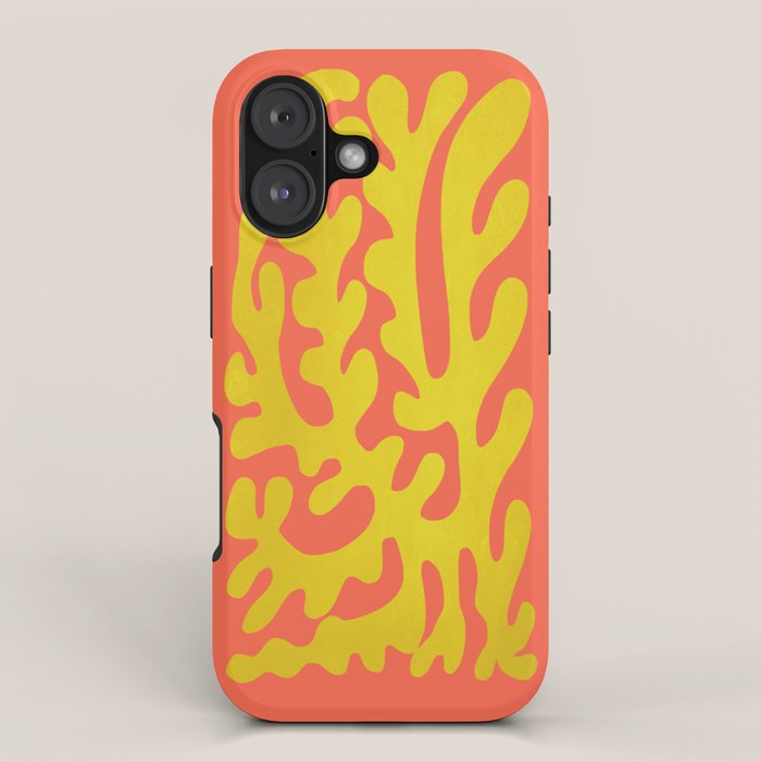 Sunflower & Tomato: Matisse Paper Cutouts 04 iPhone Case Gallery Image 1
