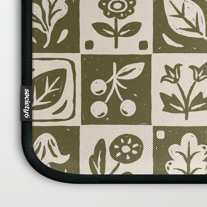 Patchwork Botanical Laptop Sleeve Gallery Image 3