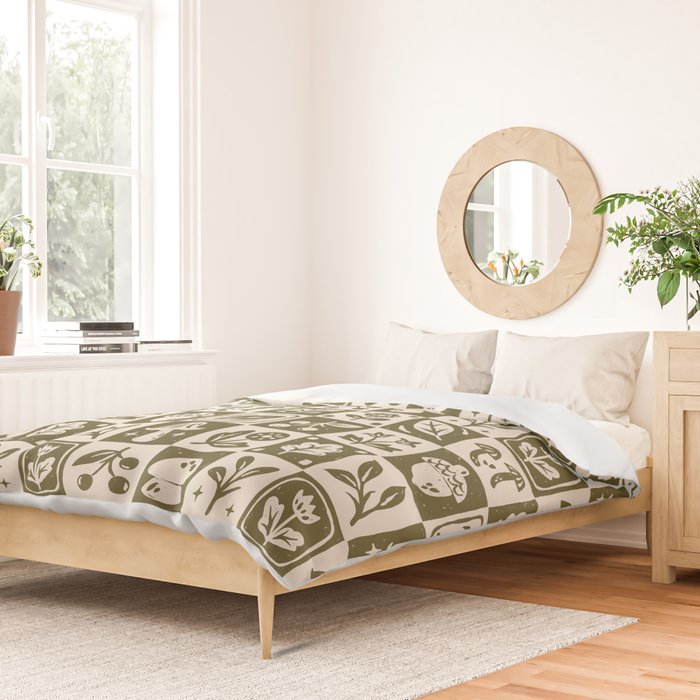 Patchwork Botanical Duvet Cover Gallery Image 2