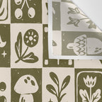 Patchwork Botanical Wall Tapestry Gallery Image 3