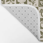 Patchwork Botanical Bath Mat Gallery Image 2