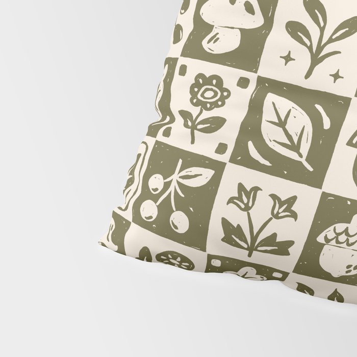 Patchwork Botanical Pillow Sham Gallery Image 4