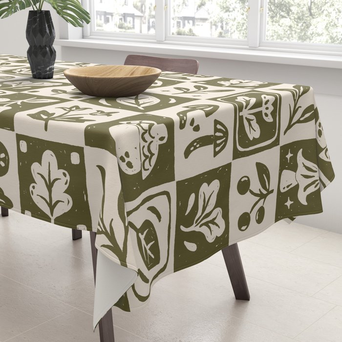 Patchwork Botanical Tablecloth Gallery Image 3
