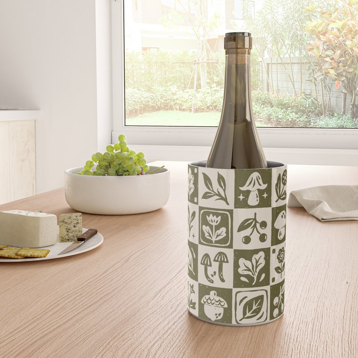 Patchwork Botanical Wine Chiller Gallery Image 4