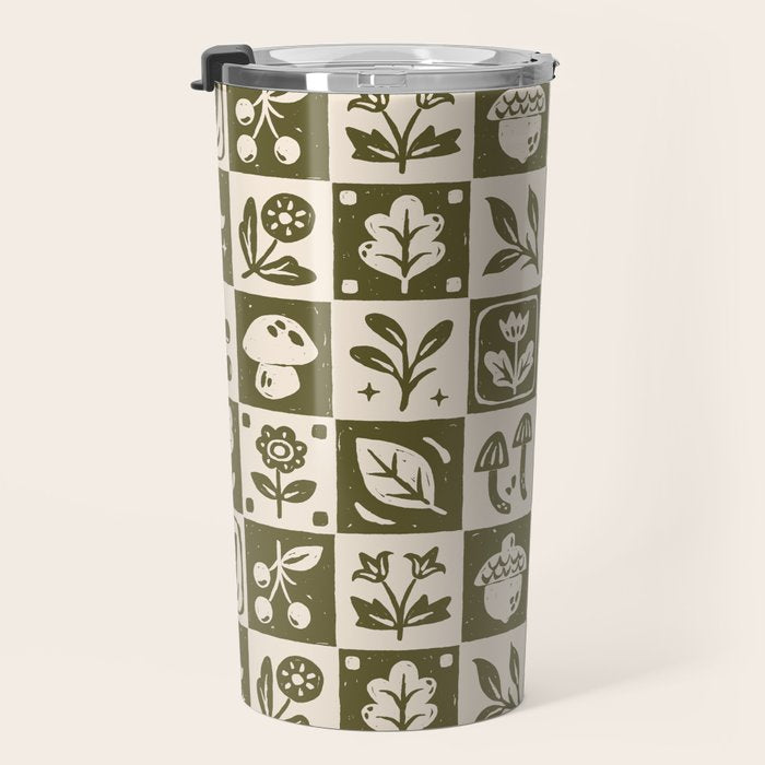 Patchwork Botanical Travel Mug Gallery Image 3