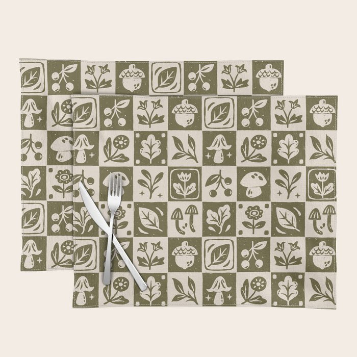 Patchwork Botanical Placemat Gallery Image 1