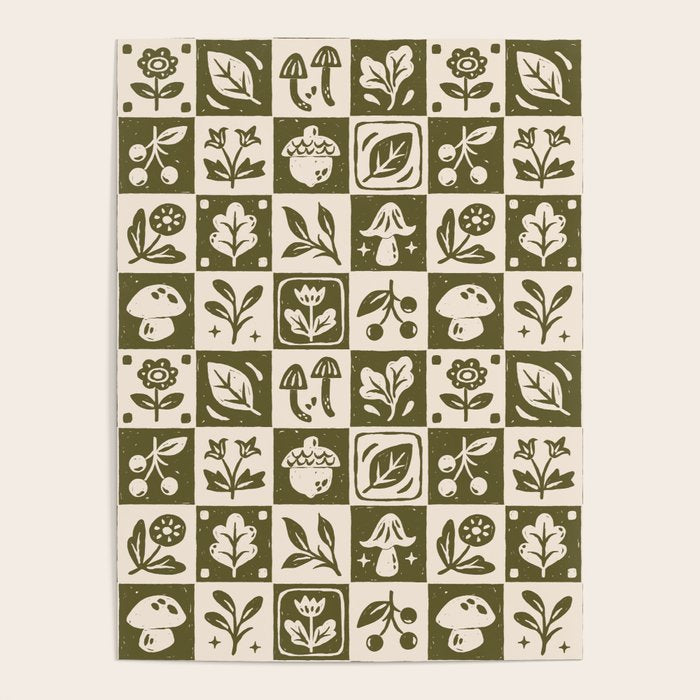 Patchwork Botanical Poster Gallery Image 4