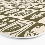 Patchwork Botanical Bath Mat Gallery Image 3