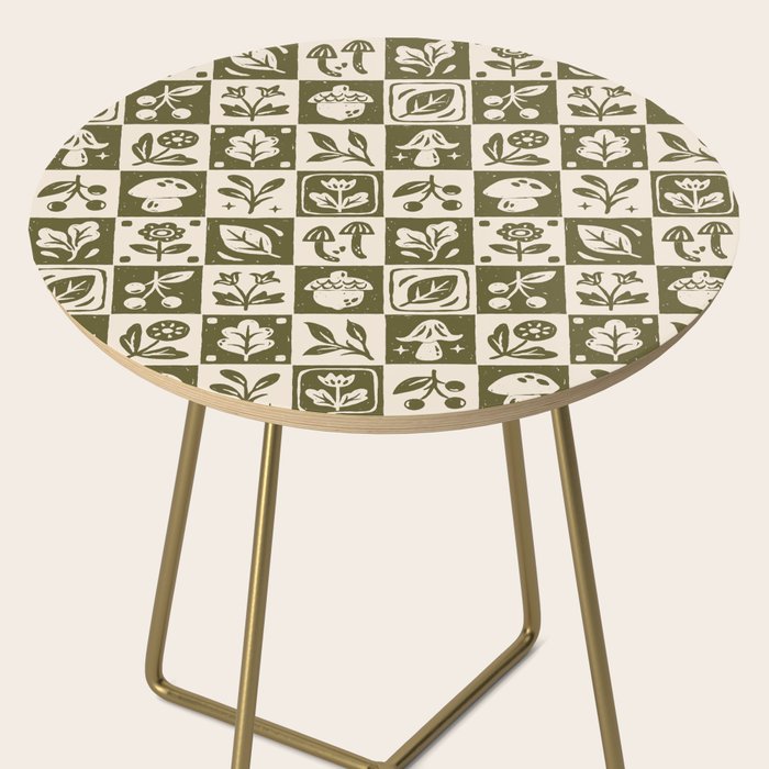 Patchwork Botanical Side Table Gallery Image 2
