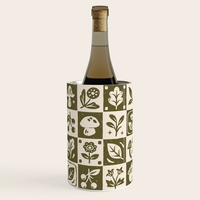 Patchwork Botanical Wine Chiller Gallery Image 2