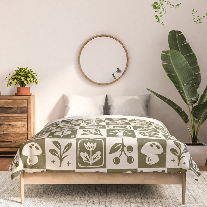 Patchwork Botanical Comforter Gallery Image 3