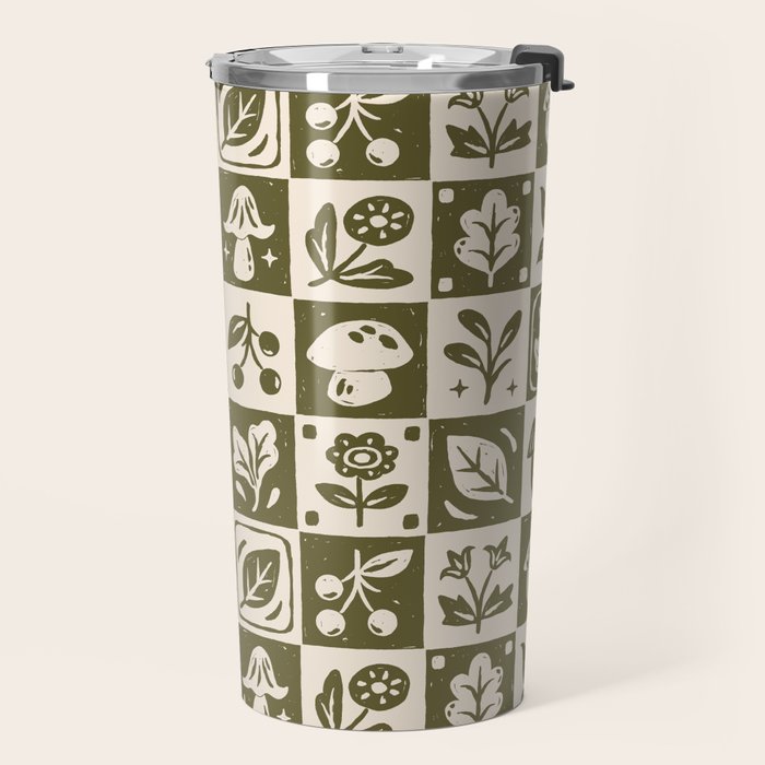 Patchwork Botanical Travel Mug Gallery Image 2