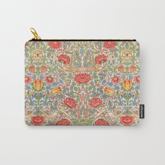 William Morris "Rose" Carry All Pouch Gallery Image 1