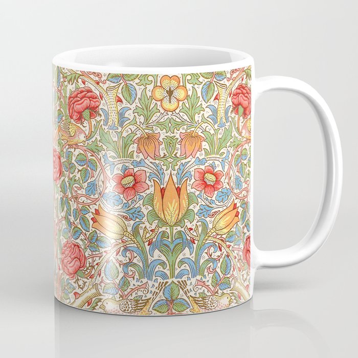 William Morris "Rose" Coffee Mug Gallery Image 1