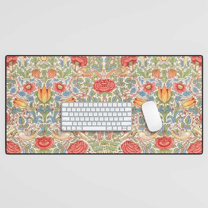 William Morris "Rose" Desk Mat Gallery Image 1