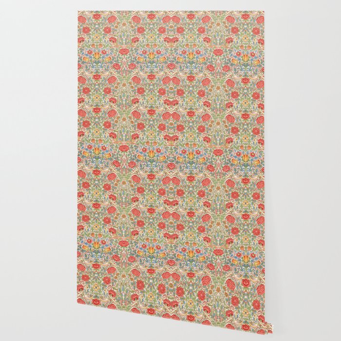 William Morris "Rose" Wallpaper Gallery Image 2