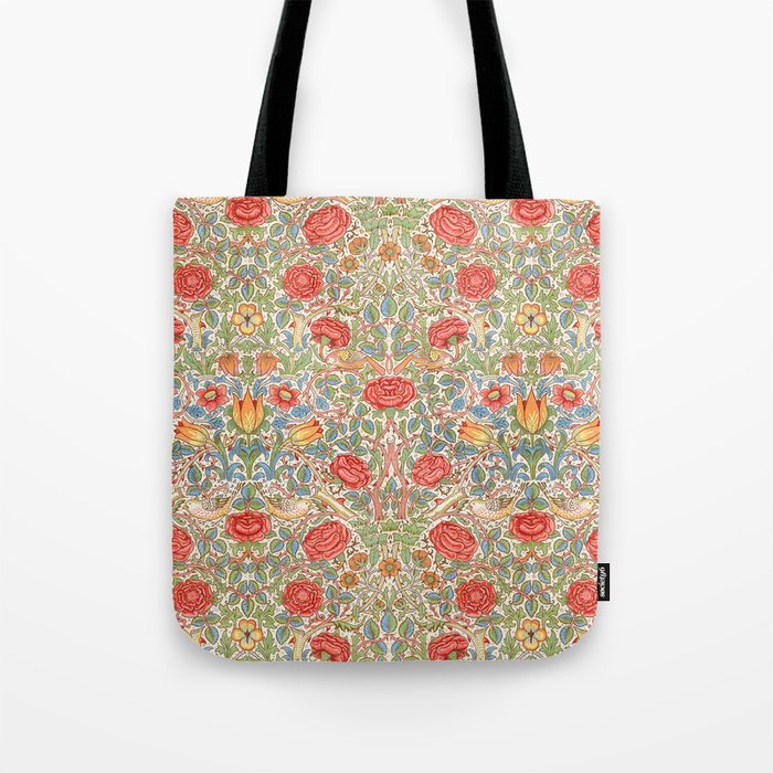 William Morris "Rose" Tote Bag Gallery Image 1