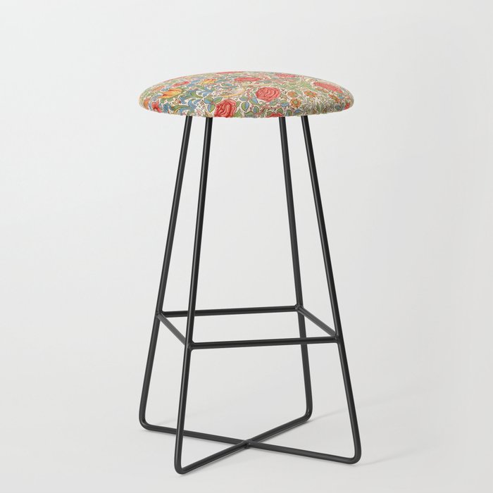 William Morris "Rose" Stool Gallery Image 1