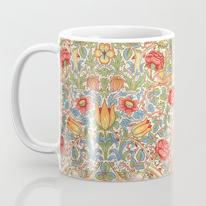 William Morris "Rose" Coffee Mug Gallery Image 3